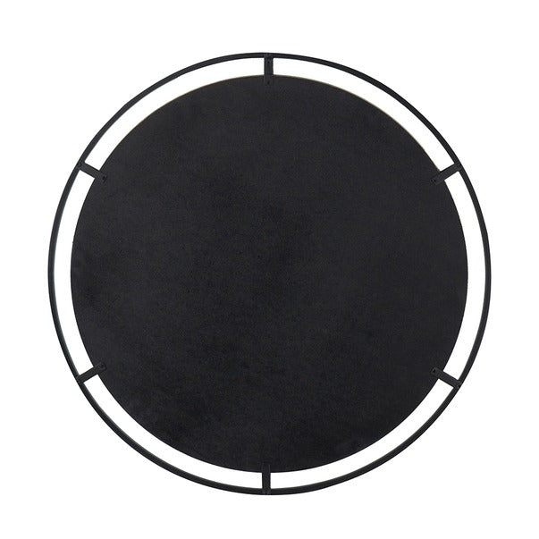 D31.5x0.5" Theodor Mirror with Industrial Design