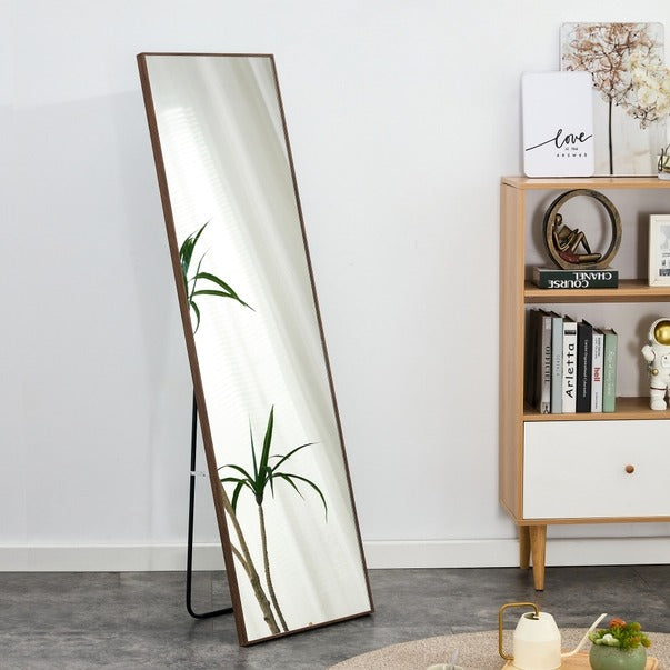 Solid Wood Full-Length Dressing Mirror For Bedroom & Store
