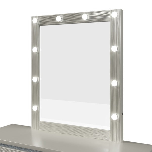 Champagne Silver Mirror with Led Lights