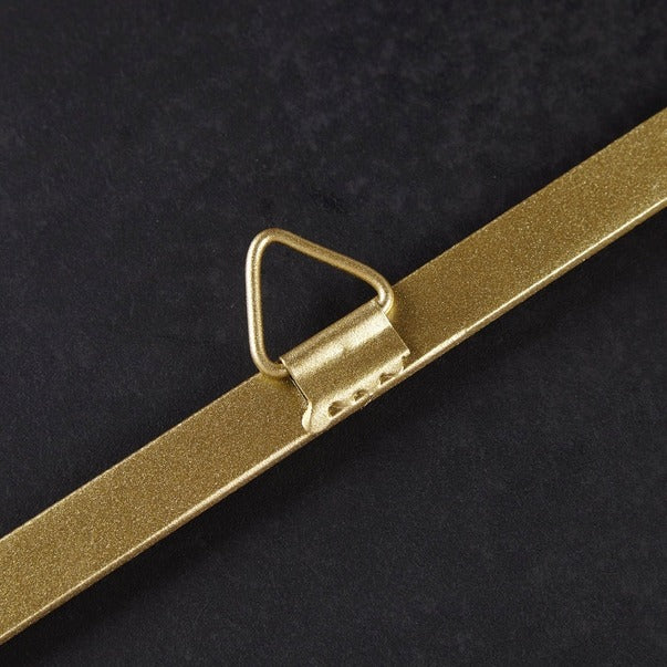 Gold Arched Wall Mirror Iron Frame