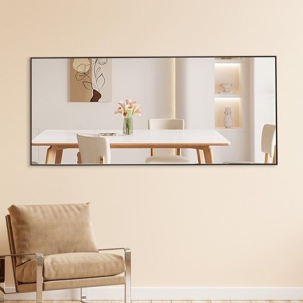 Solid Wood Full-Length Dressing Mirror Floor & Wall Mount
