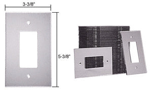 CRL Clear Single Designer Acrylic Mirror Plates in Bulk