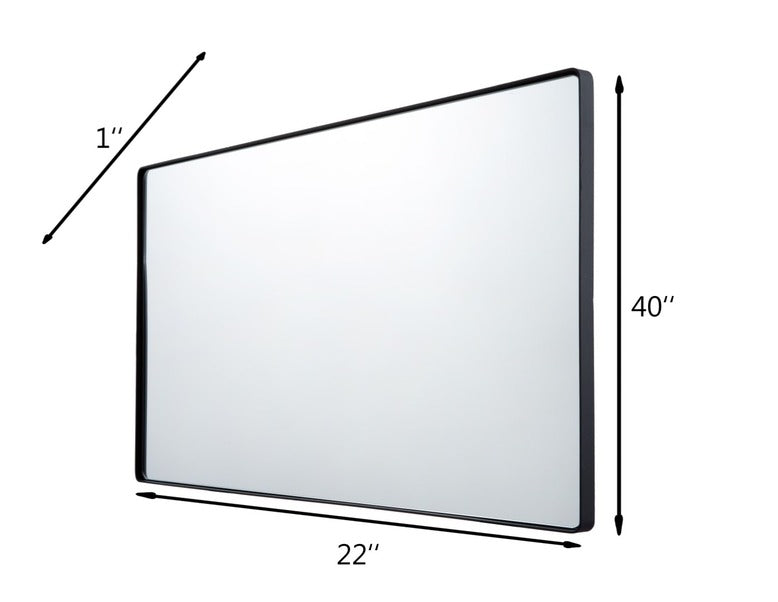 Kye 22x40 Rounded Rectangular Wall Mirror