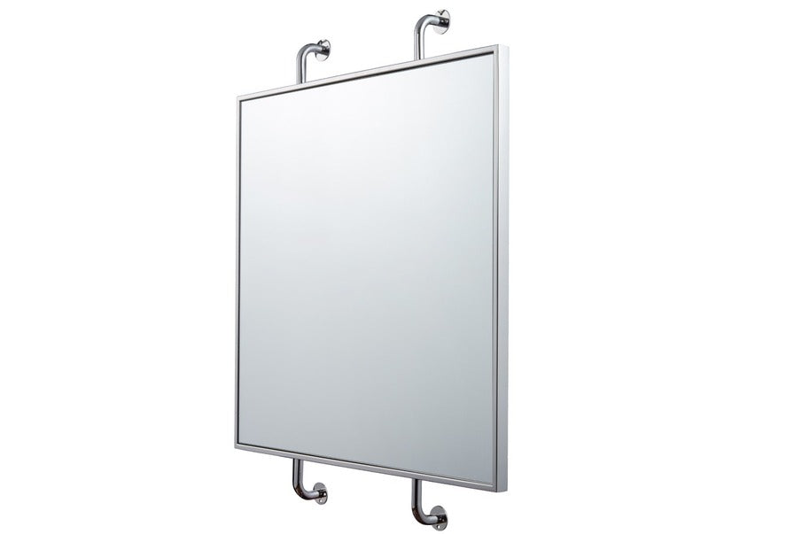 Tycho 32x26 Pipe Mounted Wall Mirror