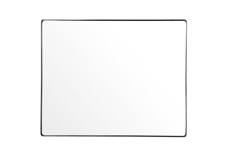 Kye 24x30-Inch Modern Rounded Rectangular Wall Mirror