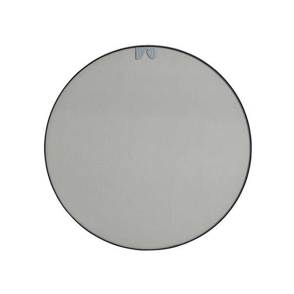 Black 32 Inch Round Mirror with Aluminum Frame