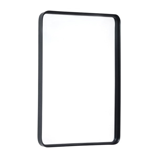 24x36 Black Metal Wall Mirror - 2 Inch Deep Frame