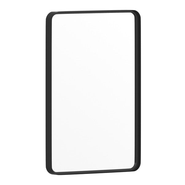 Hbcy Black 20" X 30" Rectangle Metal Frame Wall Mirror