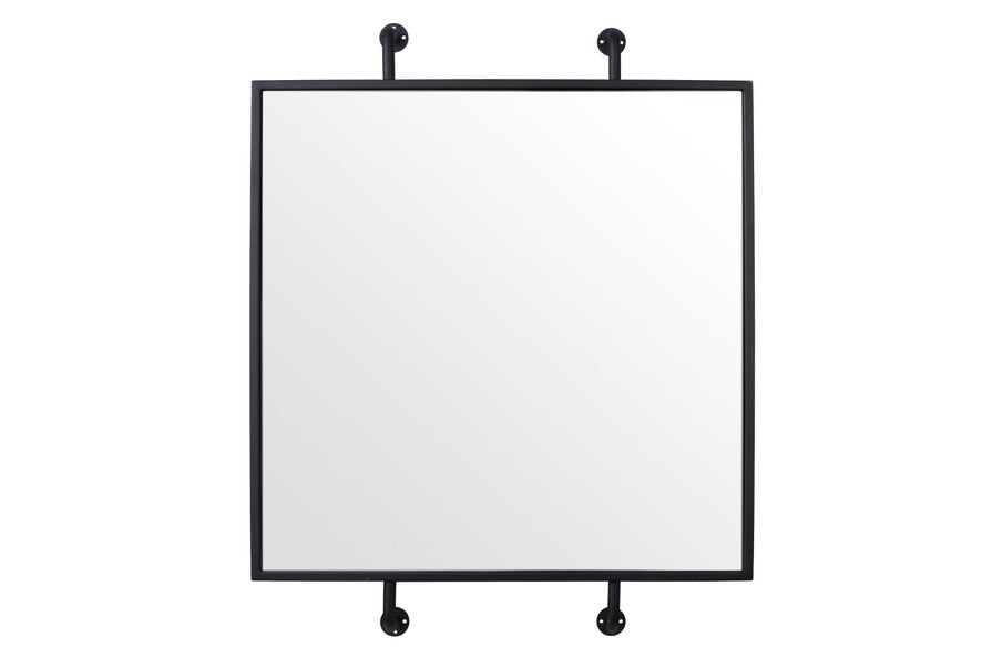 Tycho 32x26 Pipe Mounted Wall Mirror