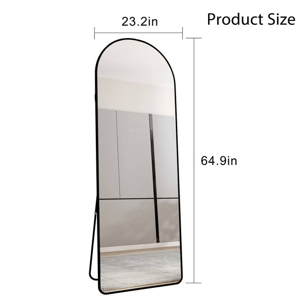 3rd Gen Floor Mounted Arched Aluminum Alloy Mirror