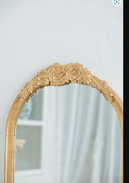 19"x56" Wood Floor Mirror, Full Body Mirror Dressing