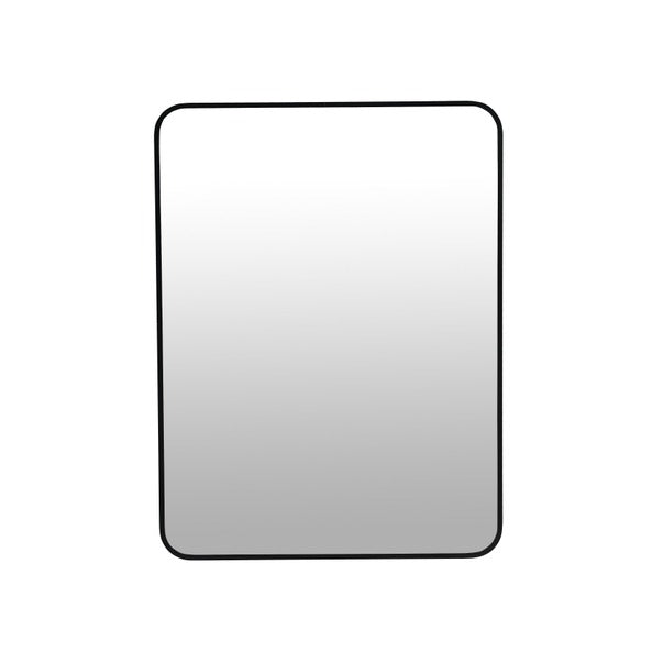 Black Rectangle 24x32 Inch Mirror w/ Aluminum Frame