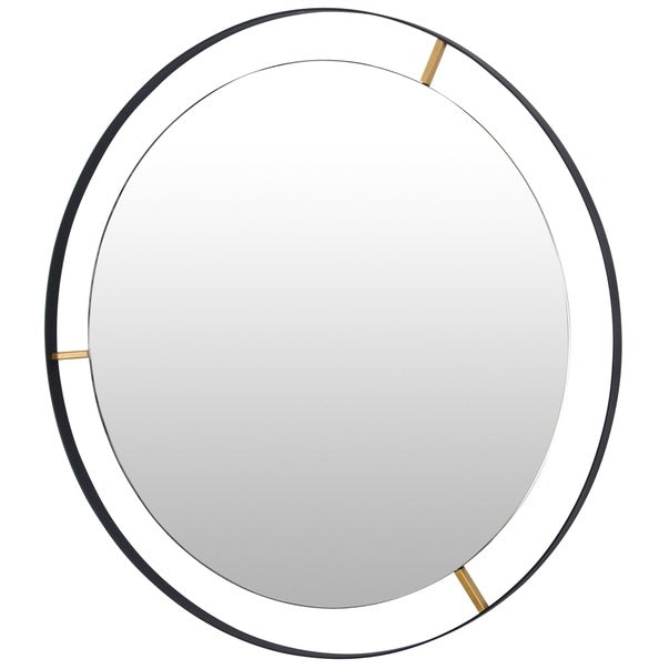 Framed 30-in Round Wall Mirror