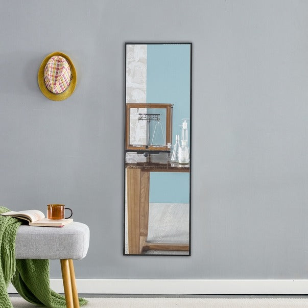 Aluminium Alloy Full Body Wall Mirror For Home & Store Decor