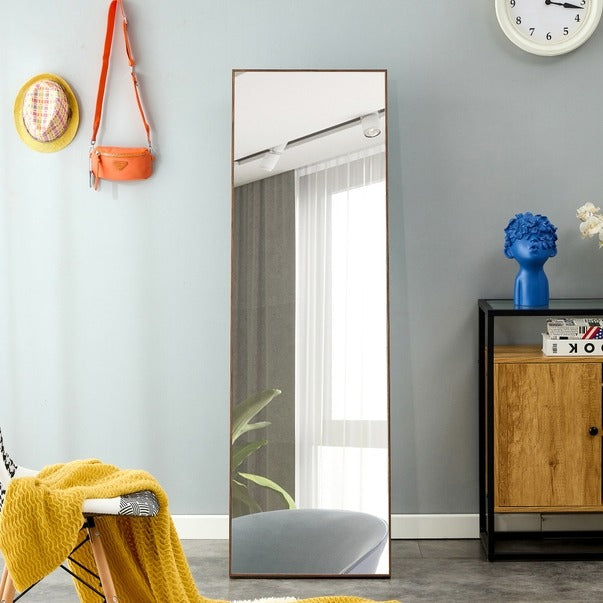 Solid Wood Full-Length Dressing Mirror For Bedroom & Store