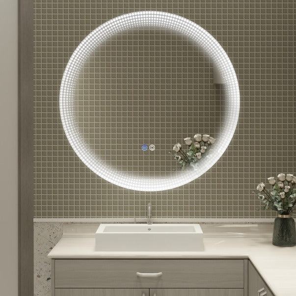 30 in. Round Dimmable Led Mirror w/ Anti-Fog Feature