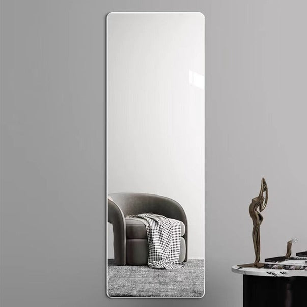 Fourth Gen Silver Aluminum Full Body Floor Standing Mirror