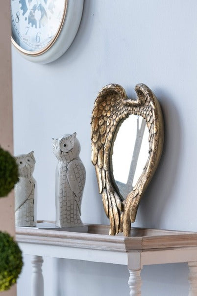 22" X 16" Golden Wing Accent Mirror Wall Mirror