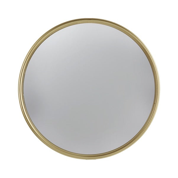 D15" Gold Round Mirror Circle Mirror with Iron Frame