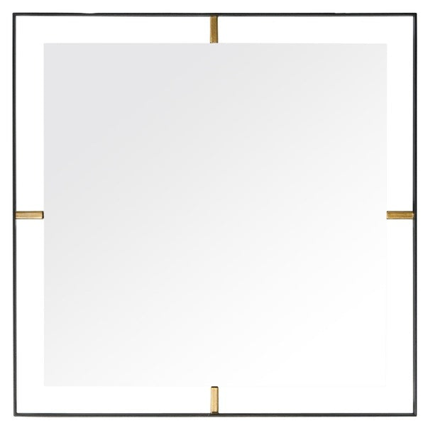 Framed 20-in Square Wall Mirror