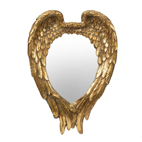 22" X 16" Golden Wing Accent Mirror Wall Mirror