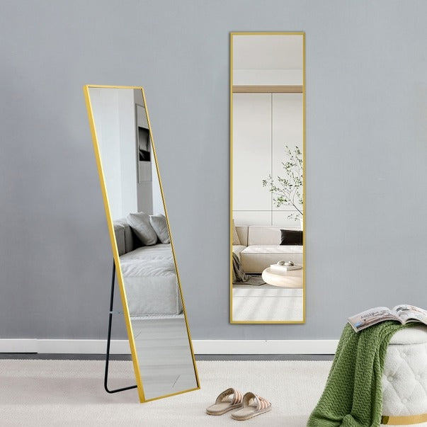 3rd Gen Aluminum Wall Mounted Full Body Mirror 59"x15.7