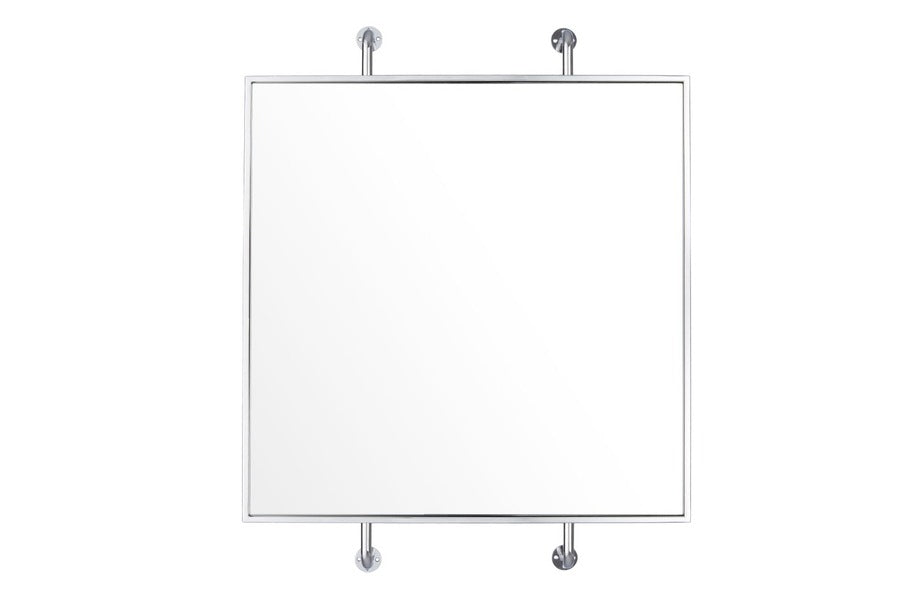 Tycho 32x26 Pipe Mounted Wall Mirror