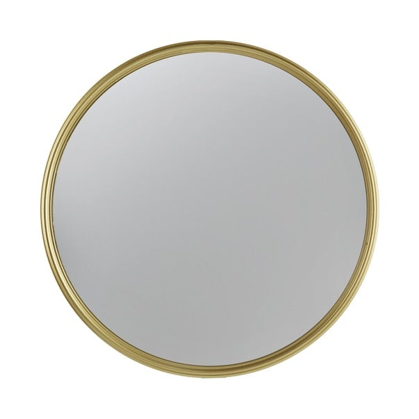 D11" Gold Round Mirror Circle Mirror with Iron Frame