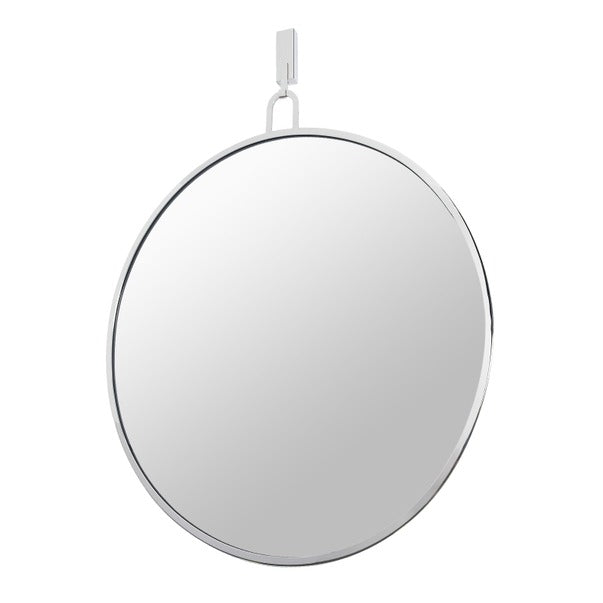 Stopwatch 30-in Round Accent Mirror