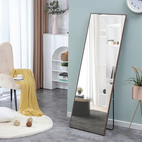 Solid Wood Full-Length Dressing Mirror For Bedroom & Store