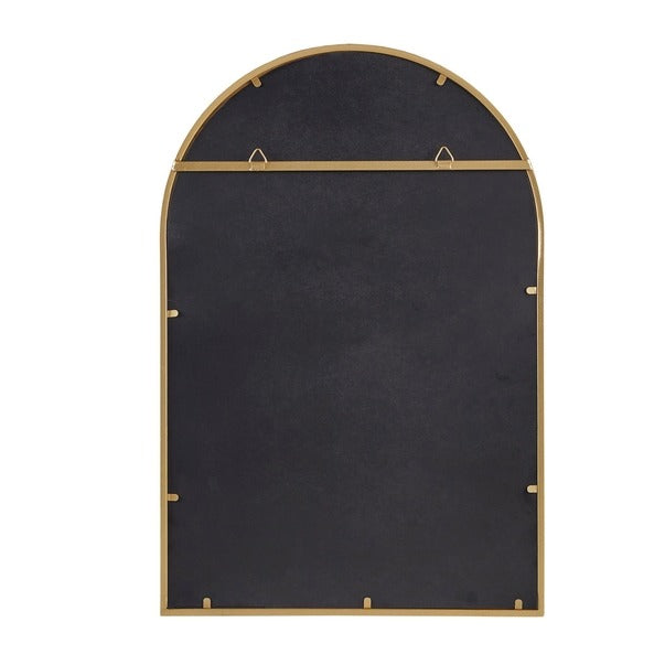 Gold Arched Wall Mirror Iron Frame