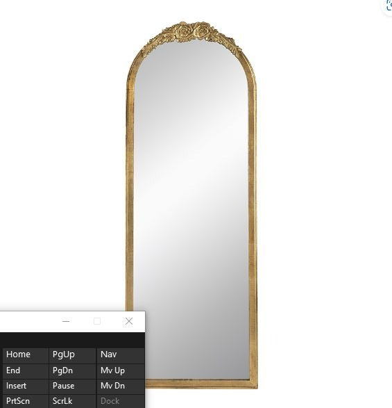 19"x56" Wood Floor Mirror, Full Body Mirror Dressing