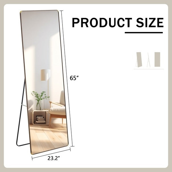 4th Gen Pear Wood Full-Length Mirror For Bathroom & Bedroom