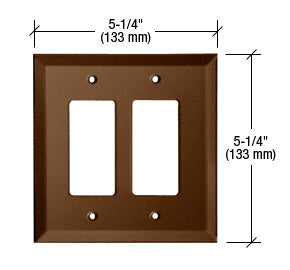 CRL Double Designer Glass Mirror Plate