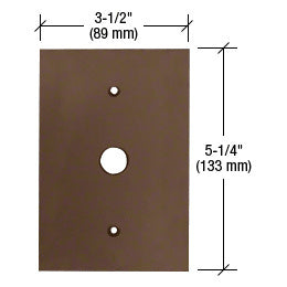 CRL Small Telephone 5/8" Hole Glass Mirror Plate