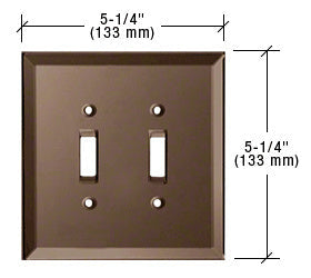 CRL Double Toggle Glass Mirror Plate