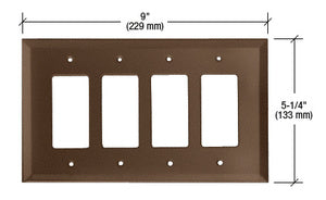 CRL Quad Designer Glass Mirror Plate