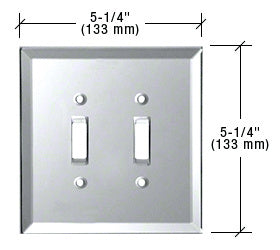 CRL Double Toggle Glass Mirror Plate