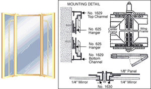 CRL Custom Size Fold Over Mirror Frame