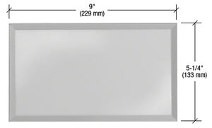 CRL Quad Blank Without Screw Holes Glass Mirror Plate