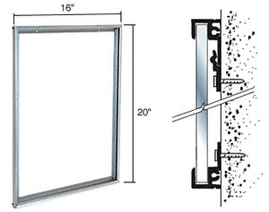 CRL 16" x 20" Aluminum Mirror Frame