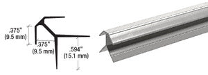 CRL Brite Anodized Aluminum Outside Corner Extrusion