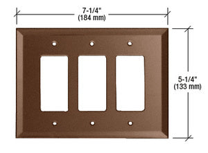 CRL Triple Designer Glass Mirror Plate