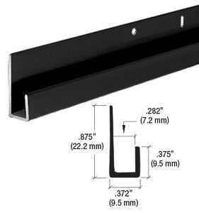 CRL 1/4" Standard Aluminum J-Channel