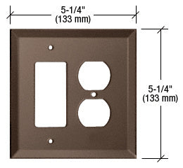 CRL Designer Duplex Combo Glass Mirror Plate