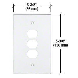 CRL Clear Triple Despard Acrylic Mirror Plate