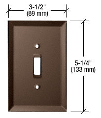 CRL Toggle Switch Glass Mirror Plate