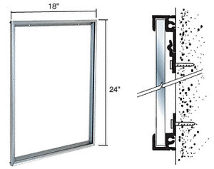 CRL 18" x 24" Aluminum Mirror Frame