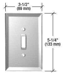 CRL Toggle Switch Glass Mirror Plate