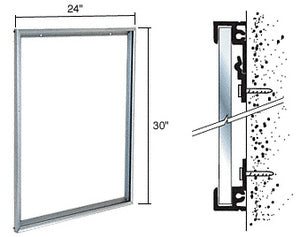 CRL 24" x 30" Aluminum Mirror Frame